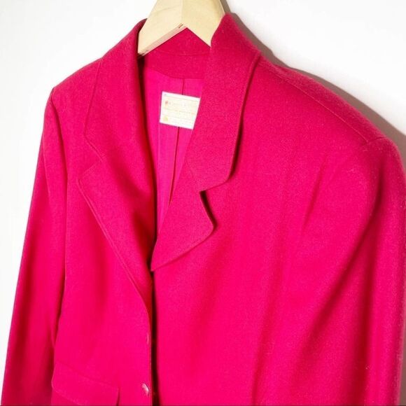 VINTAGE Pendleton Red Wool Blazer sz. 14 #EE - Picture 4 of 10